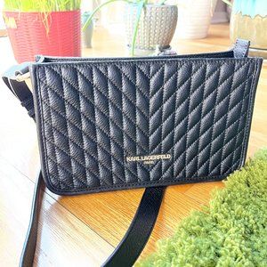 Karl Lagerfeld quilted purse